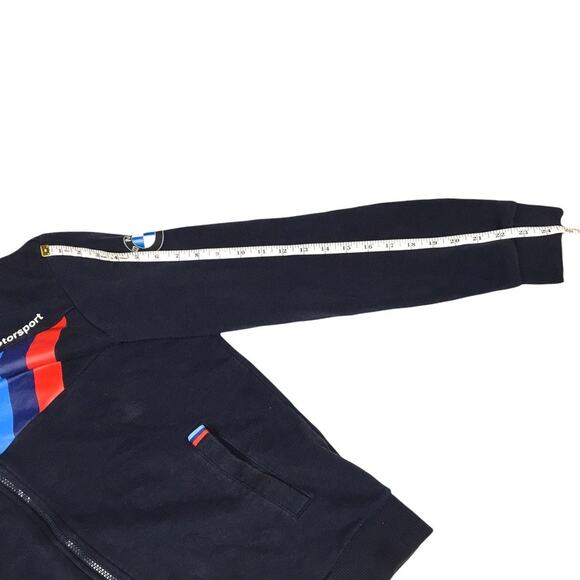 Puma x BMW Motorsport Hoodie Full Zip Sweatshirt Long Sleeve Men's M Jacket‎ - Picture 6 of 14
